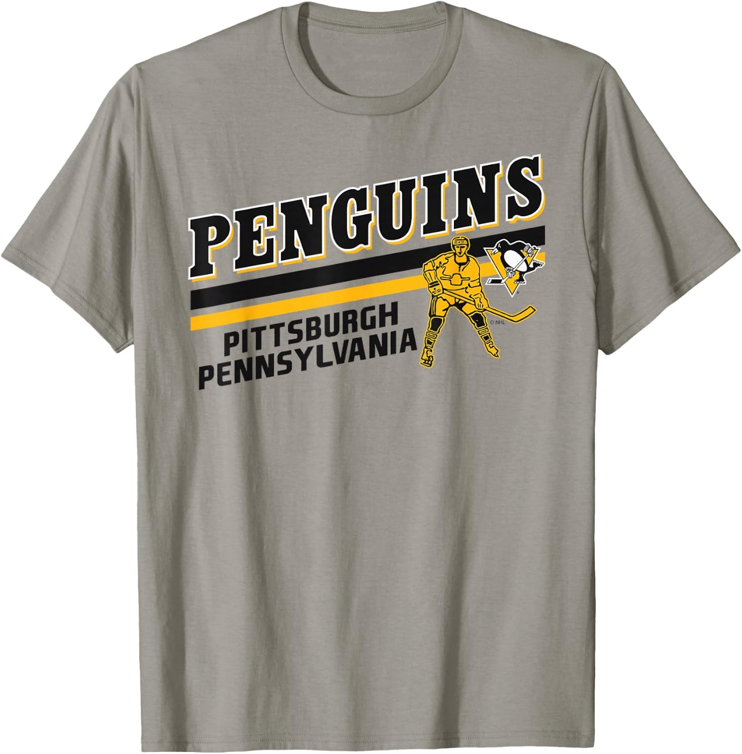 Pittsburgh Penguins Player Gray Officially Licensed T-Shirt - T-Shirt | Sand