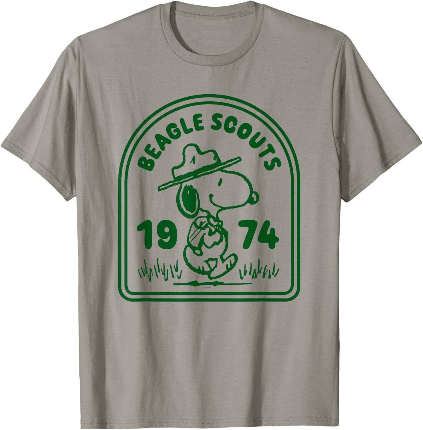 Peanuts - Beagle Scouts One Color Badge T-Shirt - T-Shirt | Sand