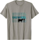 Showgirl Livestock Cattle Showing - Fun Show Cattle T-Shirt - T-Shirt | Sand