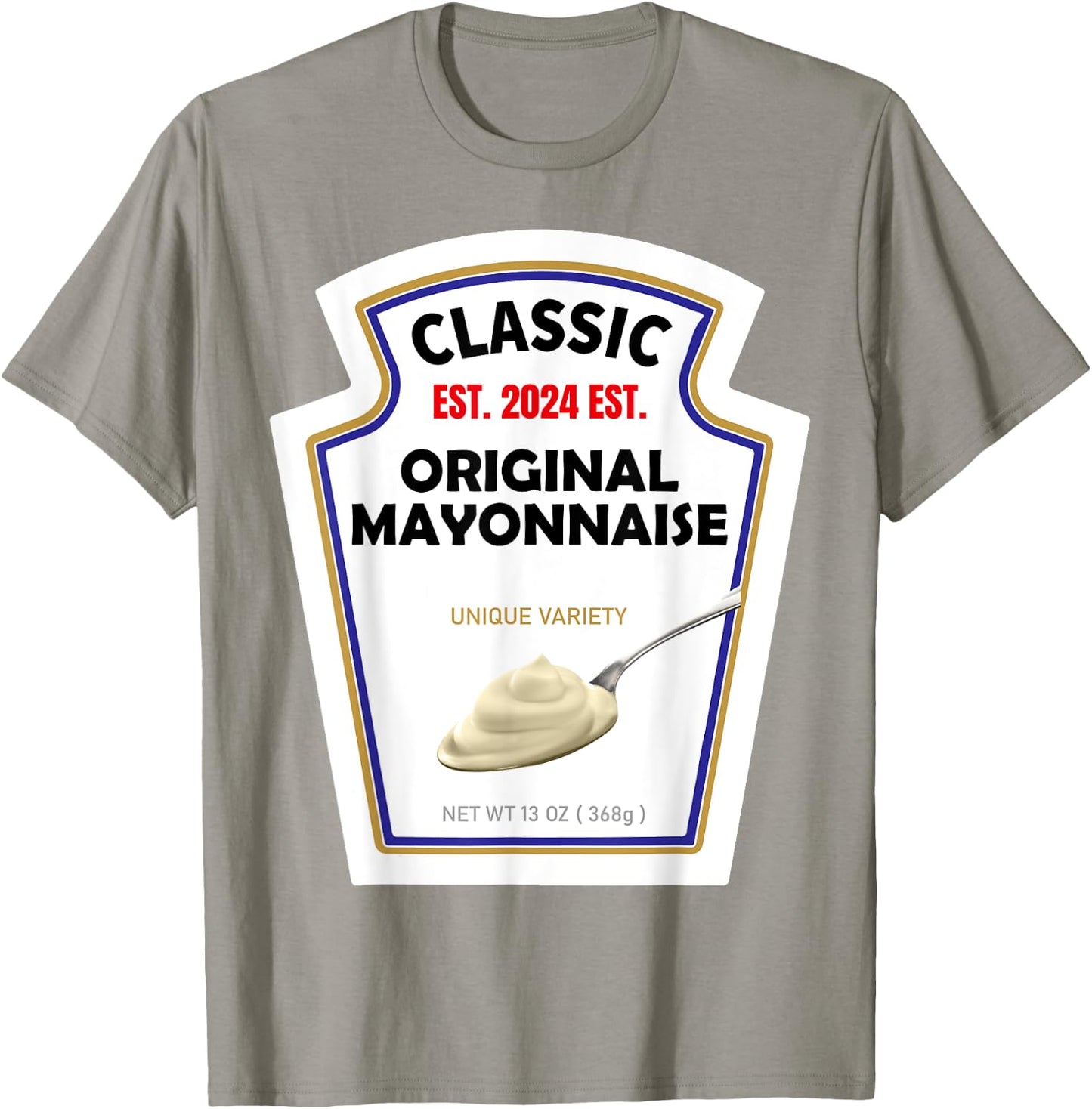 White Mayonnaise DIY Halloween Costume Couples & Group Mayo T-Shirt - T-Shirt | Sand