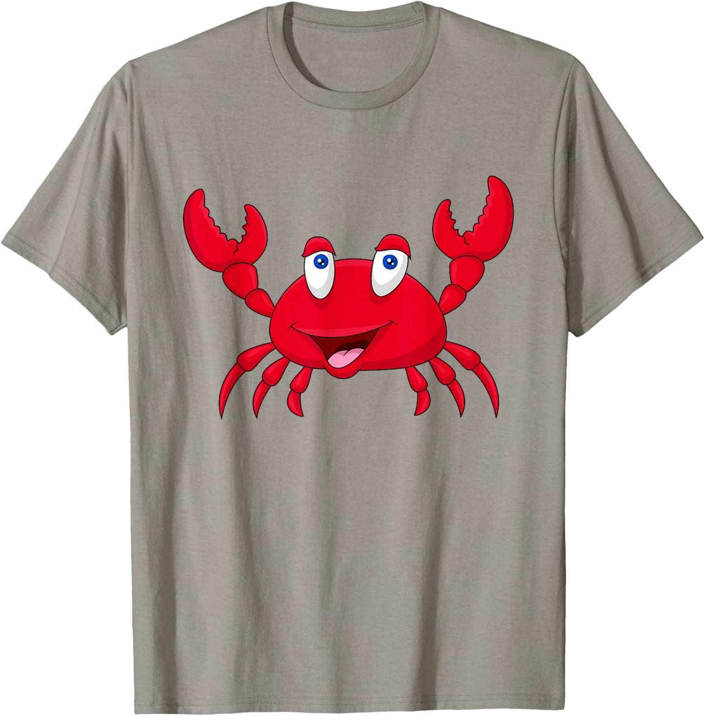Children's Red Crab Motif T-Shirt - T-Shirt | Sand