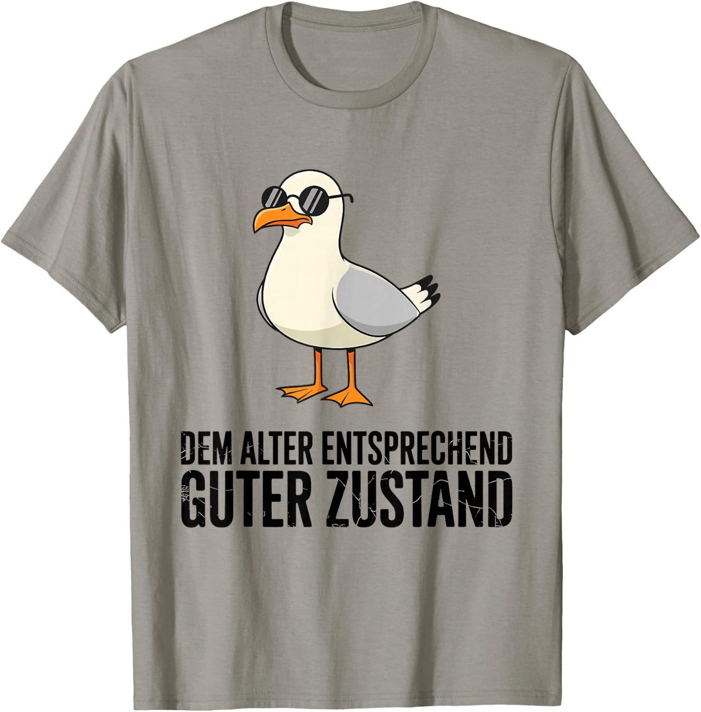 Dem Alter Entsprechend Guter Zustand Möwe T-Shirt - T-Shirt | Sand