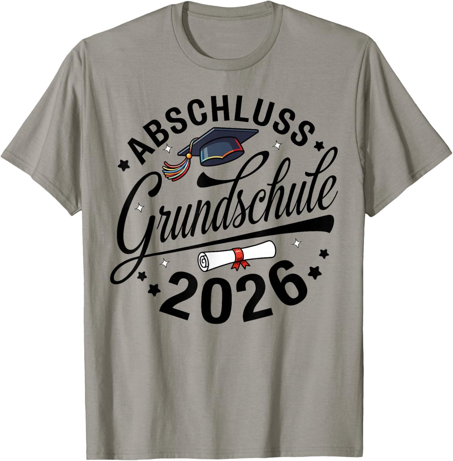 Abschluss Grundschule geschafft 2026 Abschied T-Shirt - T-Shirt | Sand