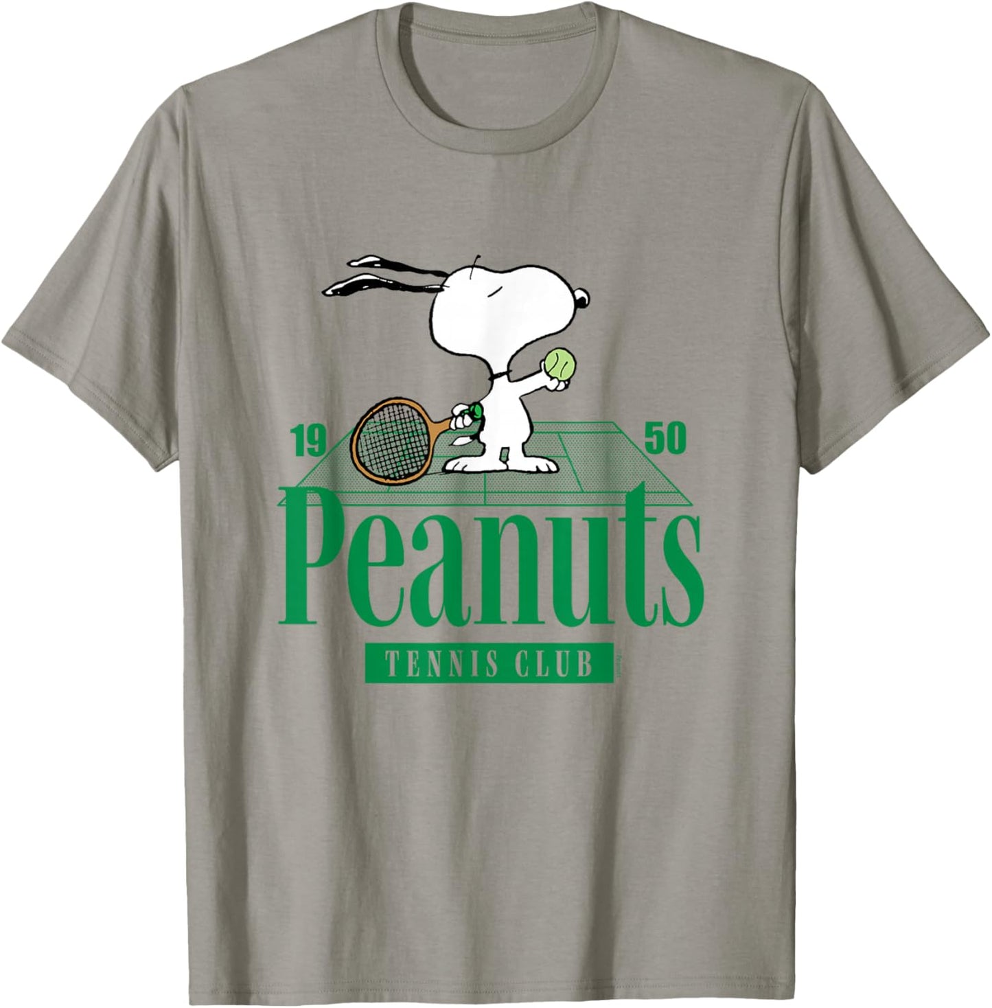 Peanuts - Peanuts Tennis Club , blue T-Shirt - T-Shirt | Sand