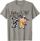 Cute Holy Cow I'm 3 Birthday Boy 3rd Cow Farm Animals Bday T-Shirt - T-Shirt | Sand