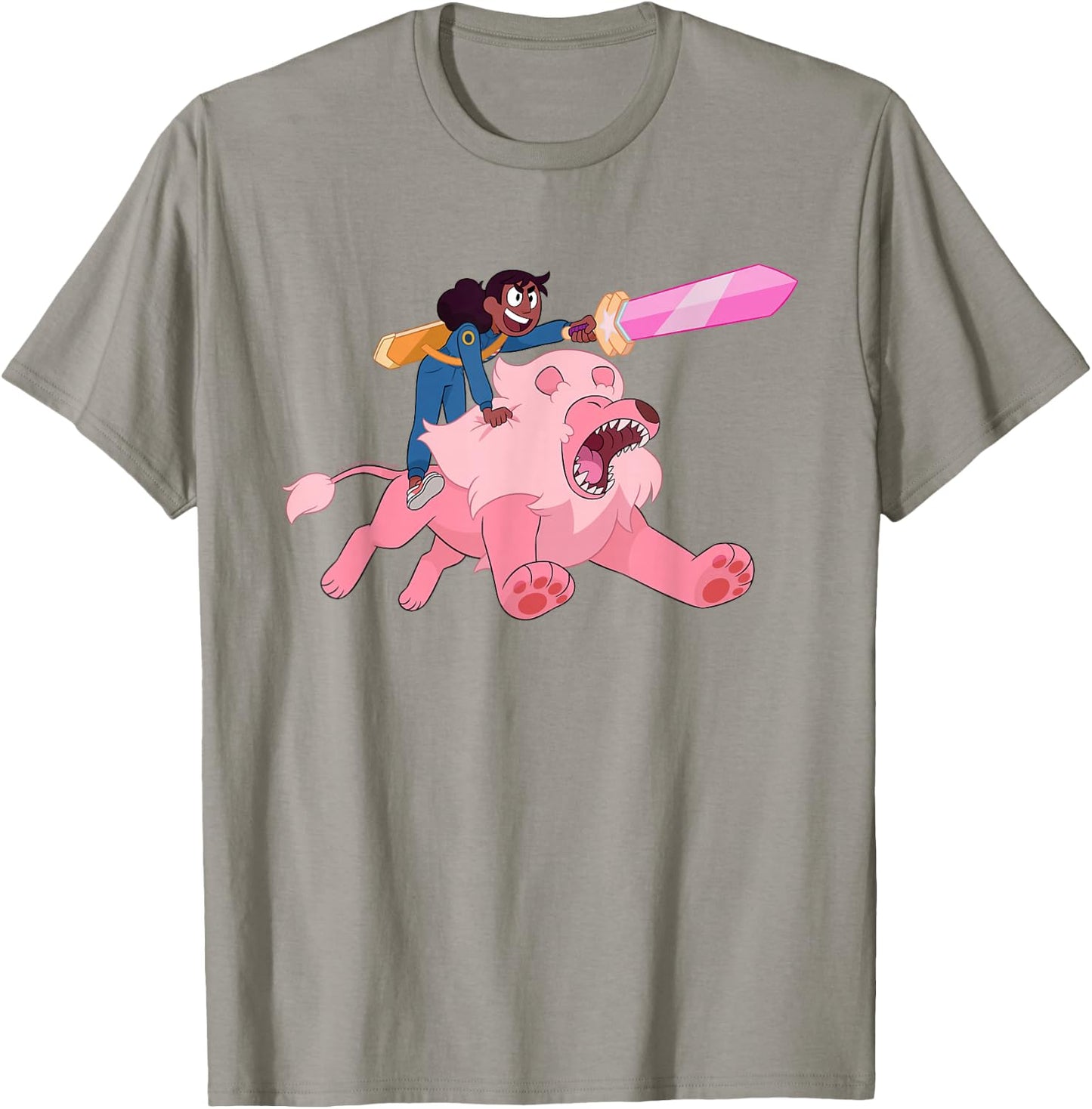 Steven Universe Connie and the Pink Lion T-Shirt - T-Shirt | Sand