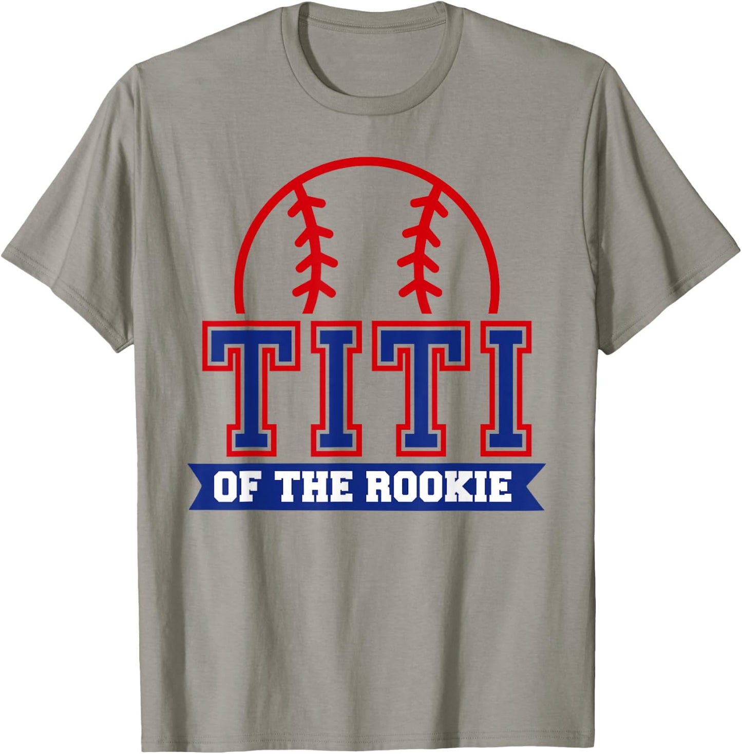 Titi of Rookie 1st Birthday Baseball Theme Matching Party T-Shirt - T-Shirt | Sand