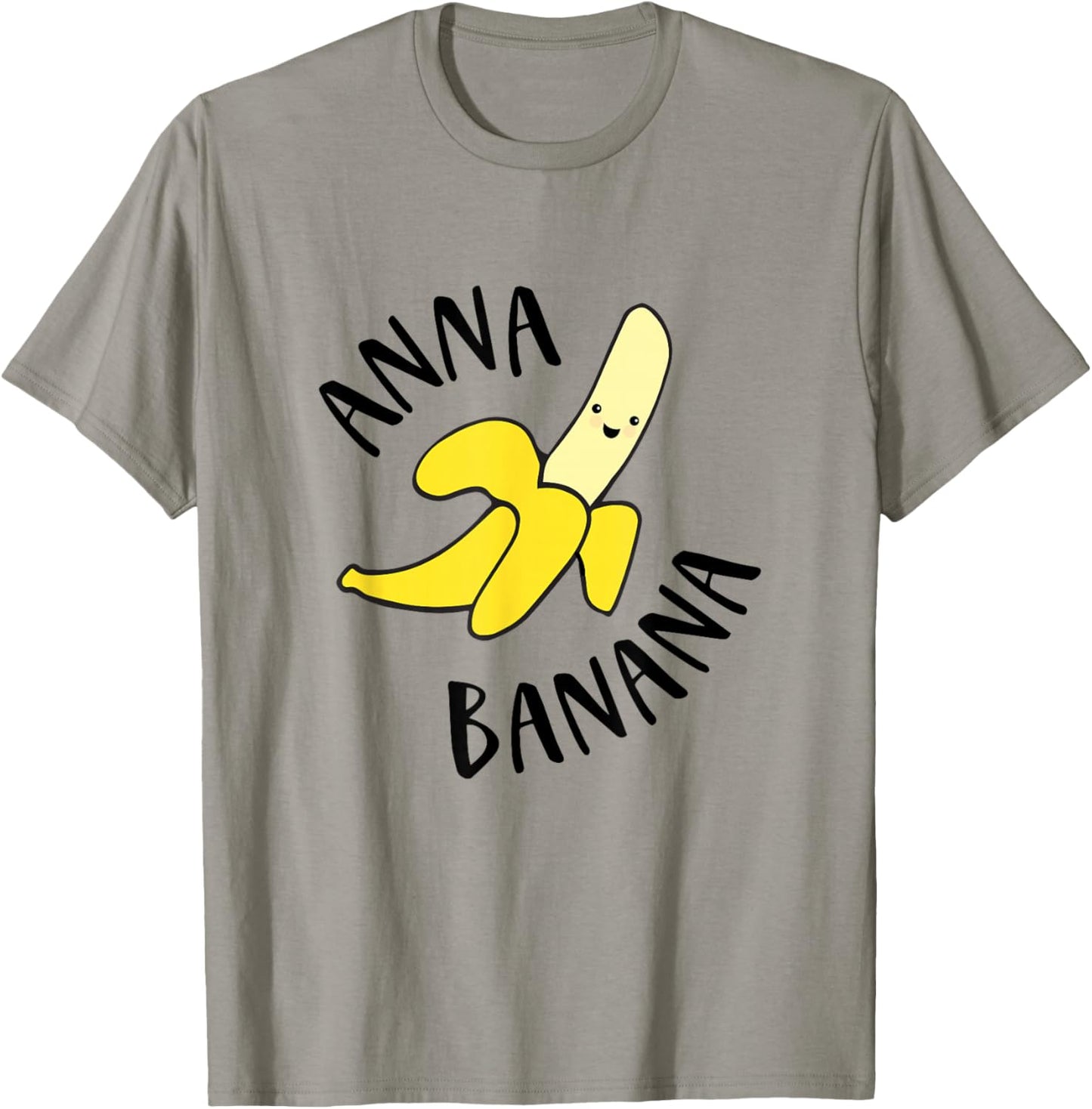 Anna Banana Name T-Shirt - T-Shirt | Sand