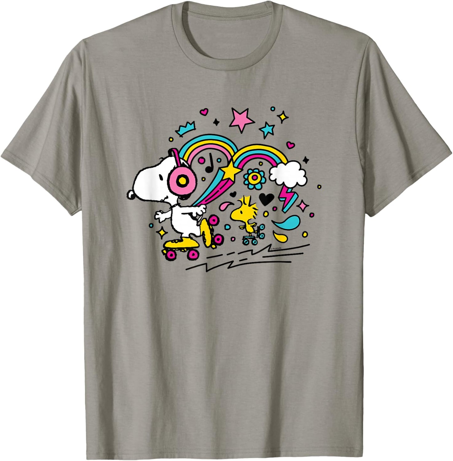 Peanuts - Snoopy Woodstock , blue T-Shirt - T-Shirt | Sand