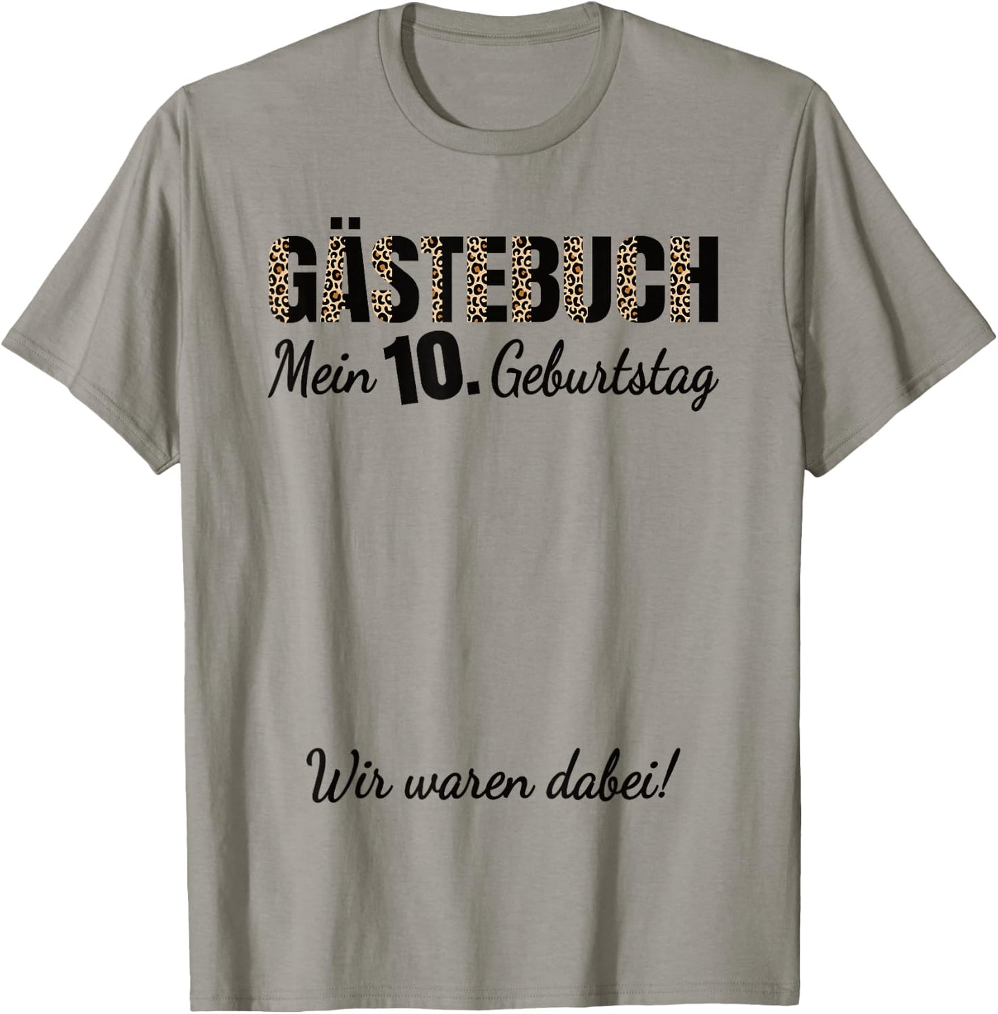 10th Birthday Girl 10 Years Old Funny Guest Book , White T-Shirt - T-Shirt | Sand