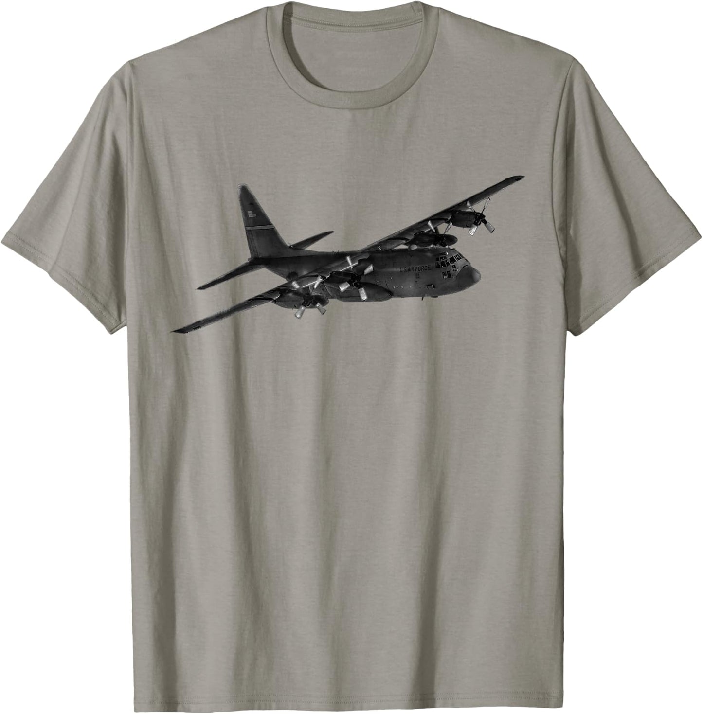 C-130 Hercules - Military Airplane T-Shirt - T-Shirt | Sand