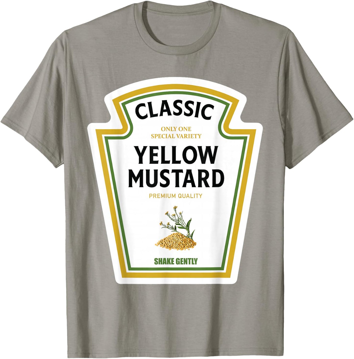 Mustard Halloween 2023 Costume Family Ketchup Team Family , yellow T-Shirt - T-Shirt | Sand