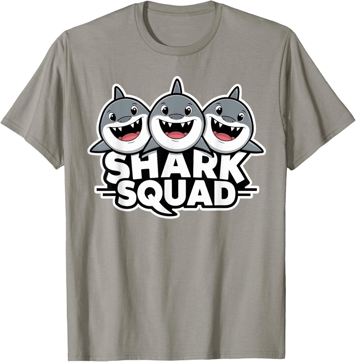 Shark Squad for Shark Lover Shirt | Cool Shark T-Shirt - T-Shirt | Sand