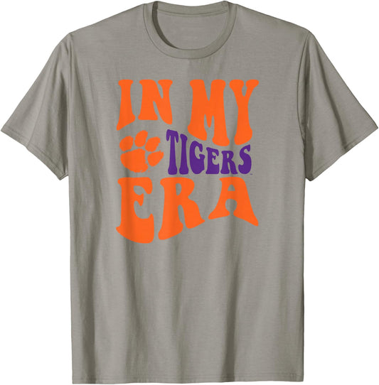Clemson Tigers Era White Officially Licensed T-Shirt - T-Shirt | Sand