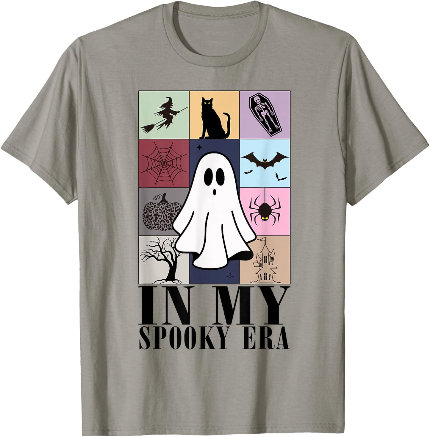 Funny Ghost Retro Halloween In My Spooky Era T-Shirt - T-Shirt | Sand