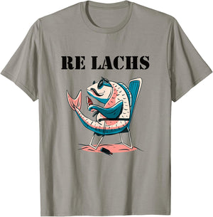 Re Salmon Funny Fisherman Saying for Hobby Fishermen and Angler T-Shirt - T-Shirt | Sand