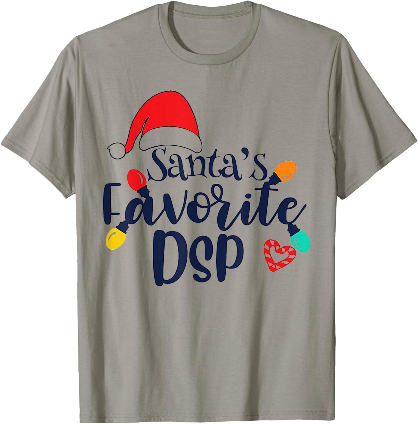 Santa's Favorite DSP Christmas T-Shirt - T-Shirt | Sand