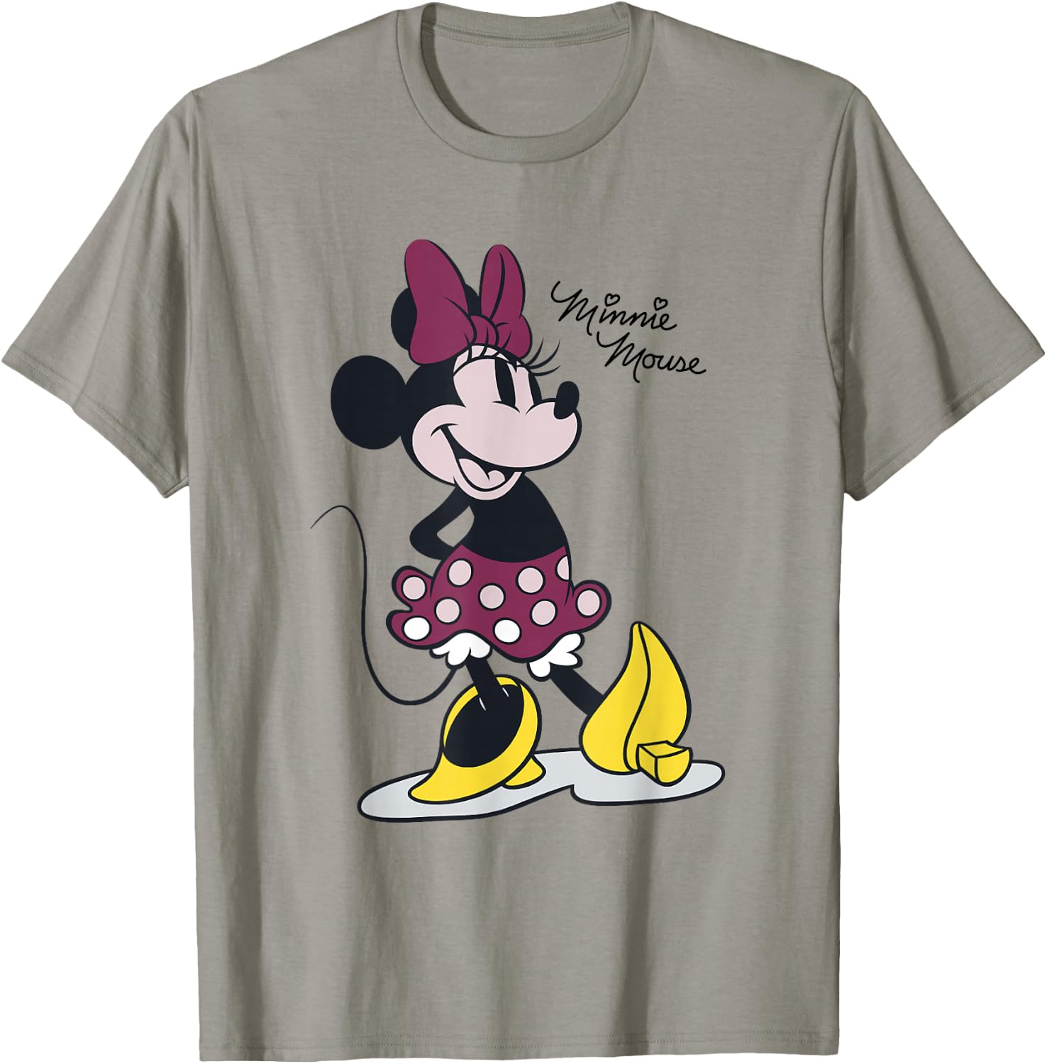 Disney Minnie Mouse Full Body Smiling Portrait T-Shirt - T-Shirt | Sand