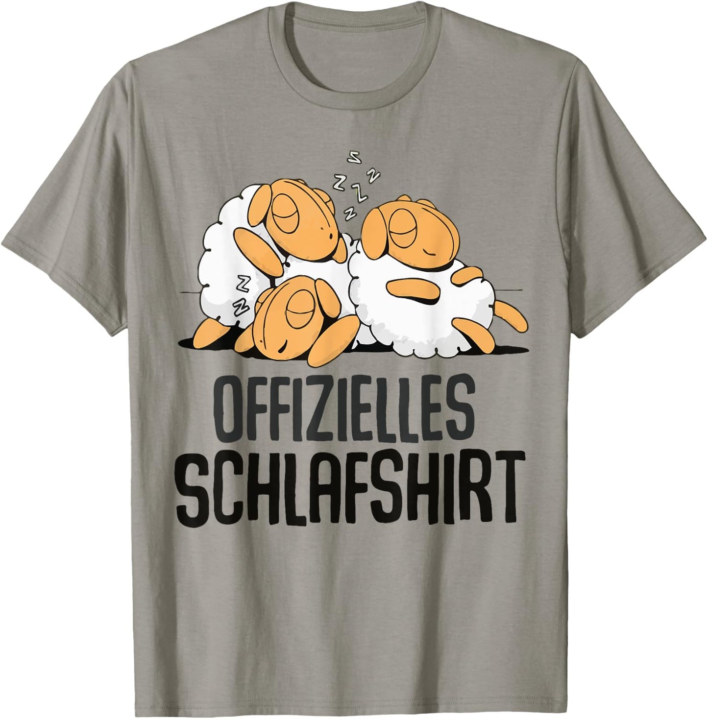 Schaf Offizielles Schlafshirt Schlafanzug & Nachthemd Schaf T-Shirt - T-Shirt | Sand