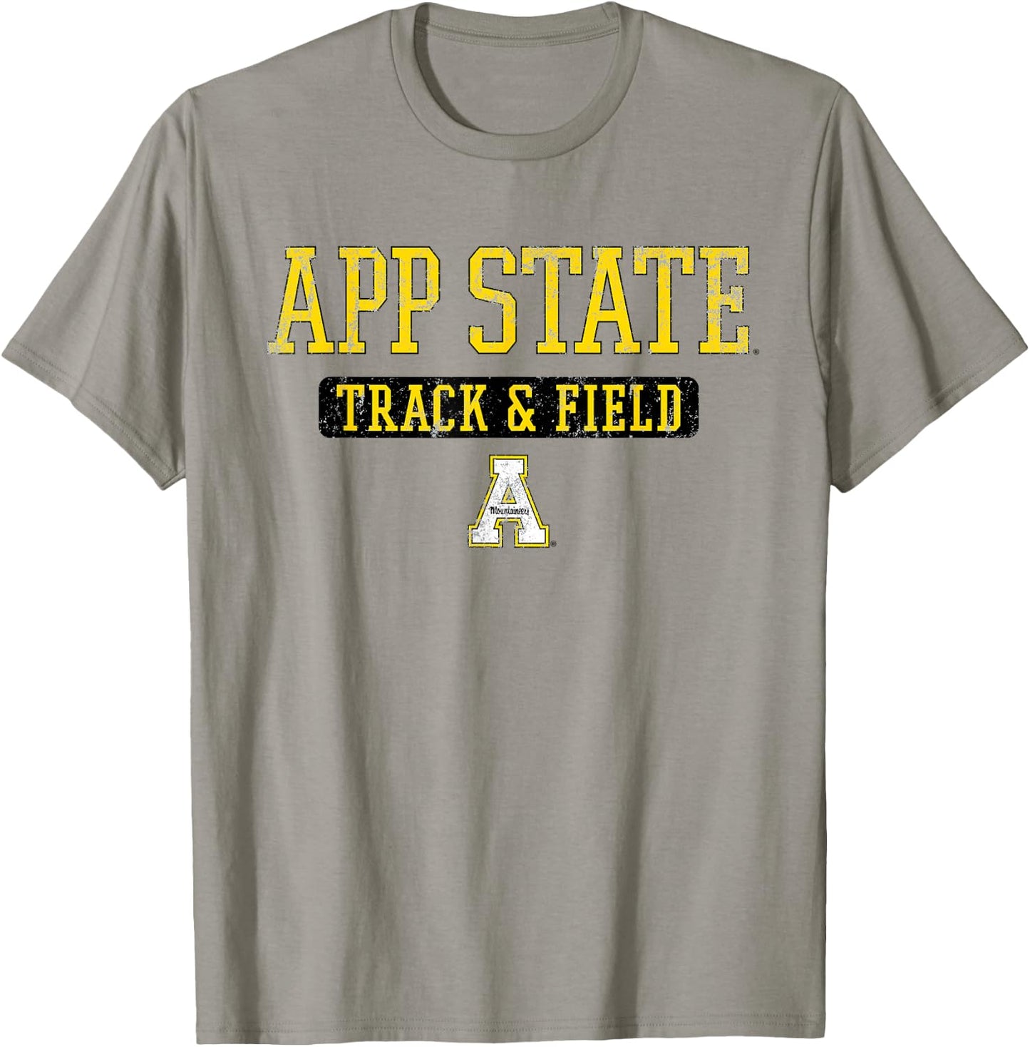 App State Vintage Team Track & Field - App State T-Shirt - T-Shirt | Sand