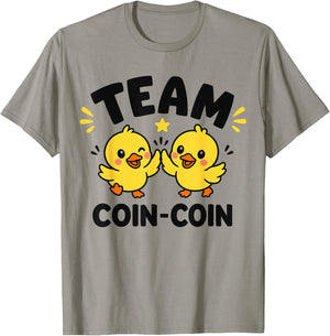 Citation Canard Enfant Humour Canard Team Coin-Coin T-Shirt - T-Shirt | Sand