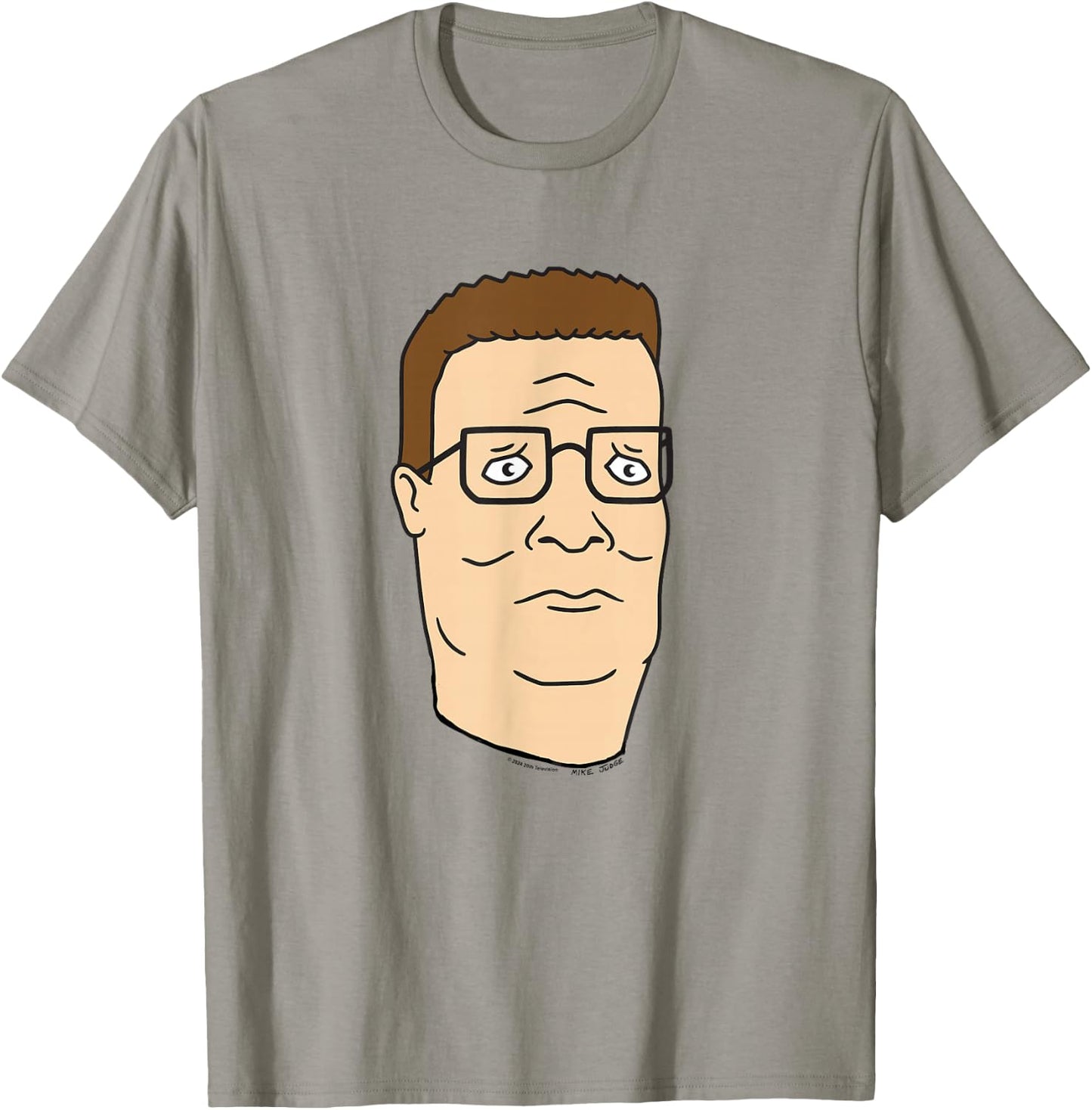 King Of The Hill Hank Hill Simple Portrait T-Shirt - T-Shirt | Sand