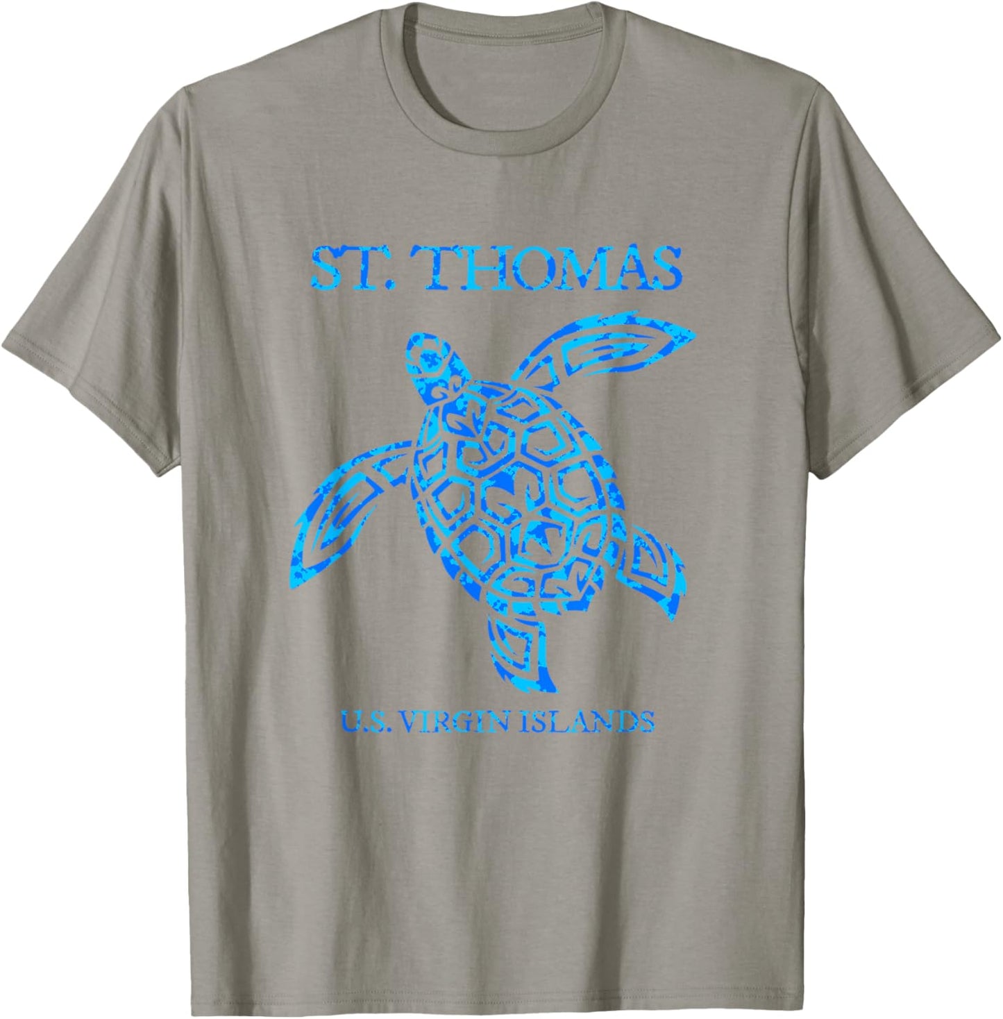 St Thomas Sea Turtles USVI Vacation Souvenir T-Shirt - T-Shirt | Sand