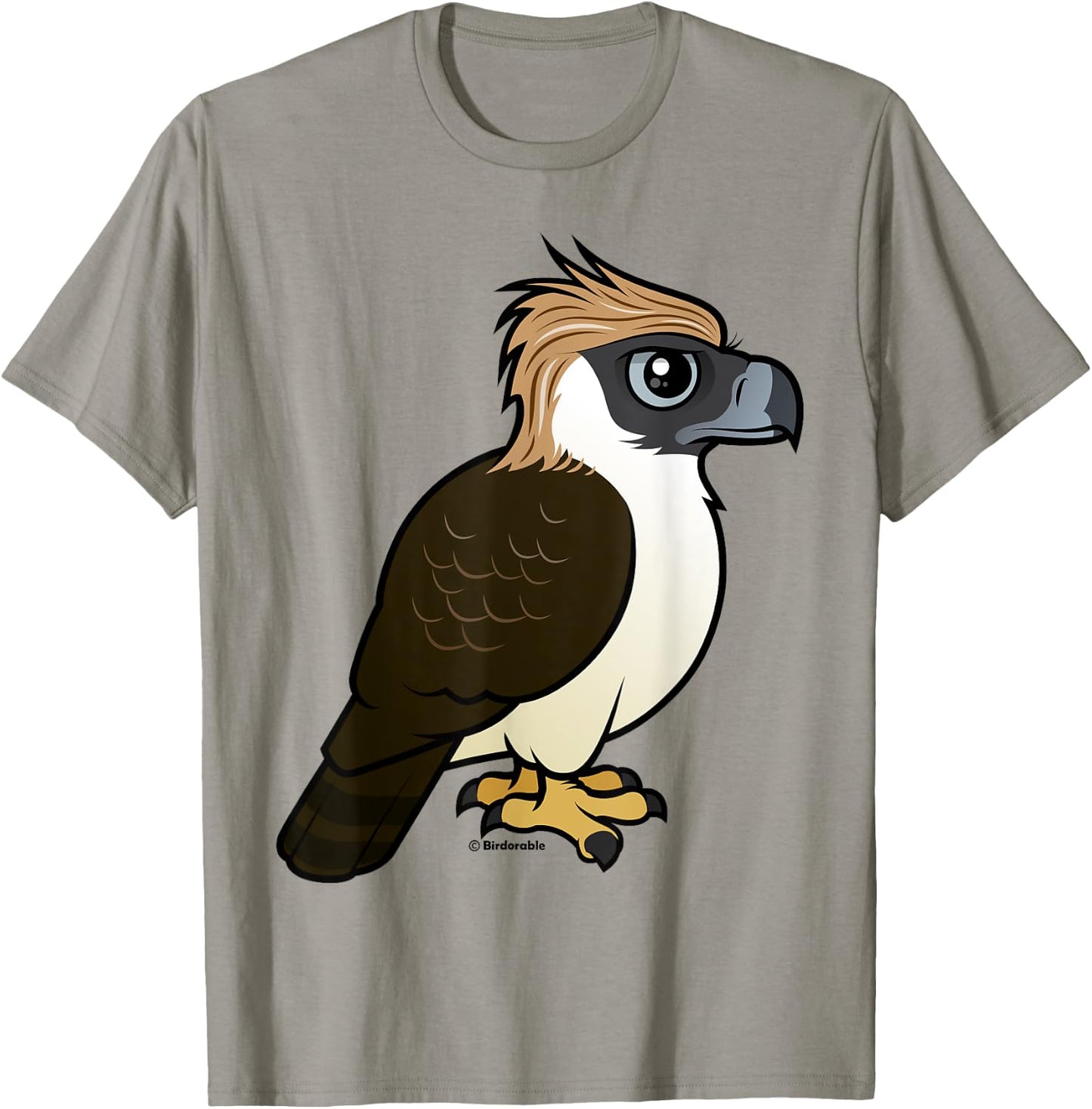 Cute Cartoon Philippine Eagle Birdorable Bird of Prey Raptor T-Shirt - T-Shirt | Sand
