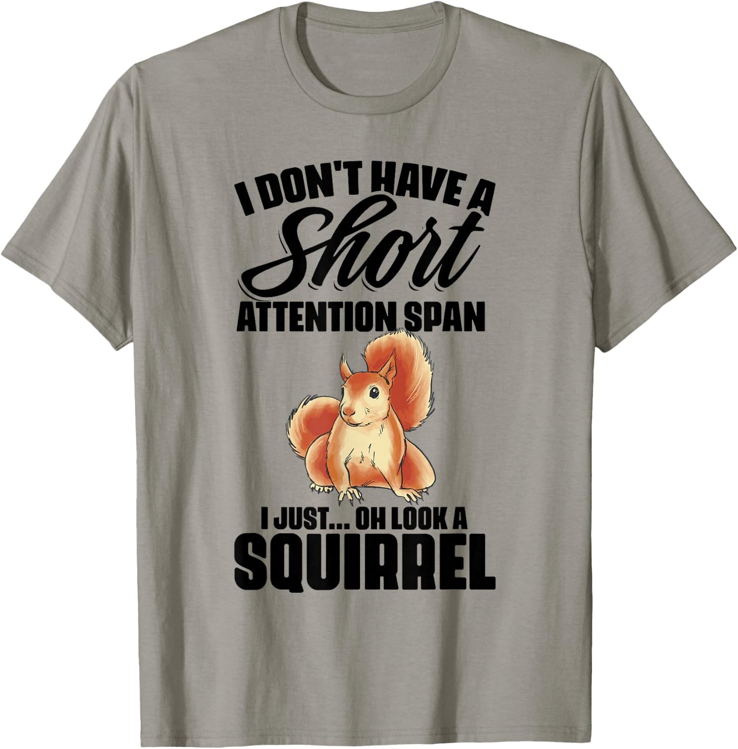 I Don't Have A Short Attention Span Funny ADHD Awareness T-Shirt - T-Shirt | Sand