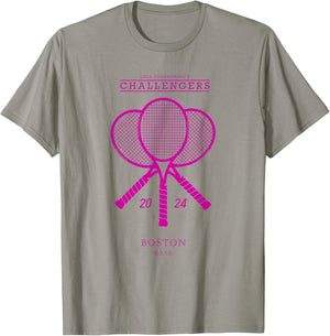 Pink Tennis Rackets - Challengers Movie T-Shirt - T-Shirt | Sand