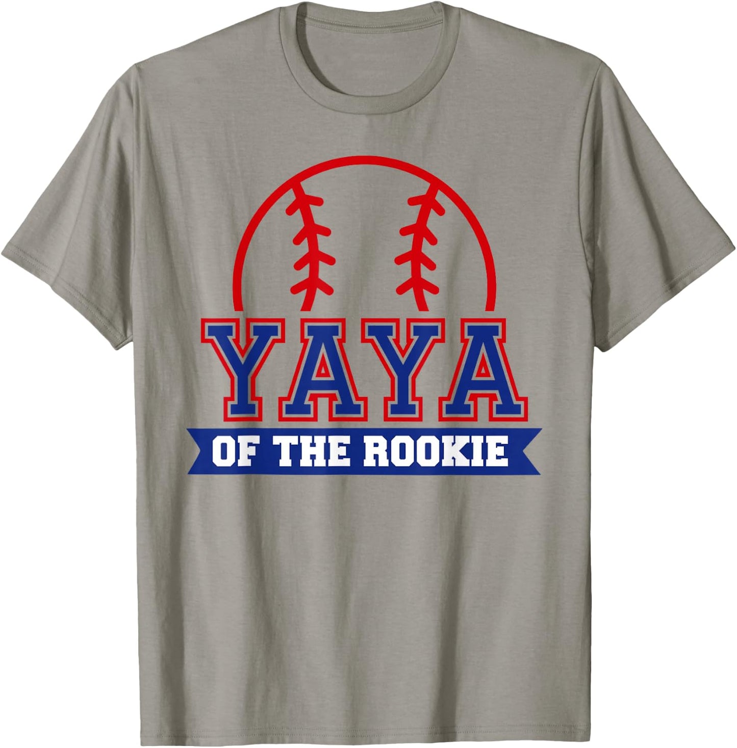 Yaya of Rookie 1st Birthday Baseball Theme Matching Party T-Shirt - T-Shirt | Sand