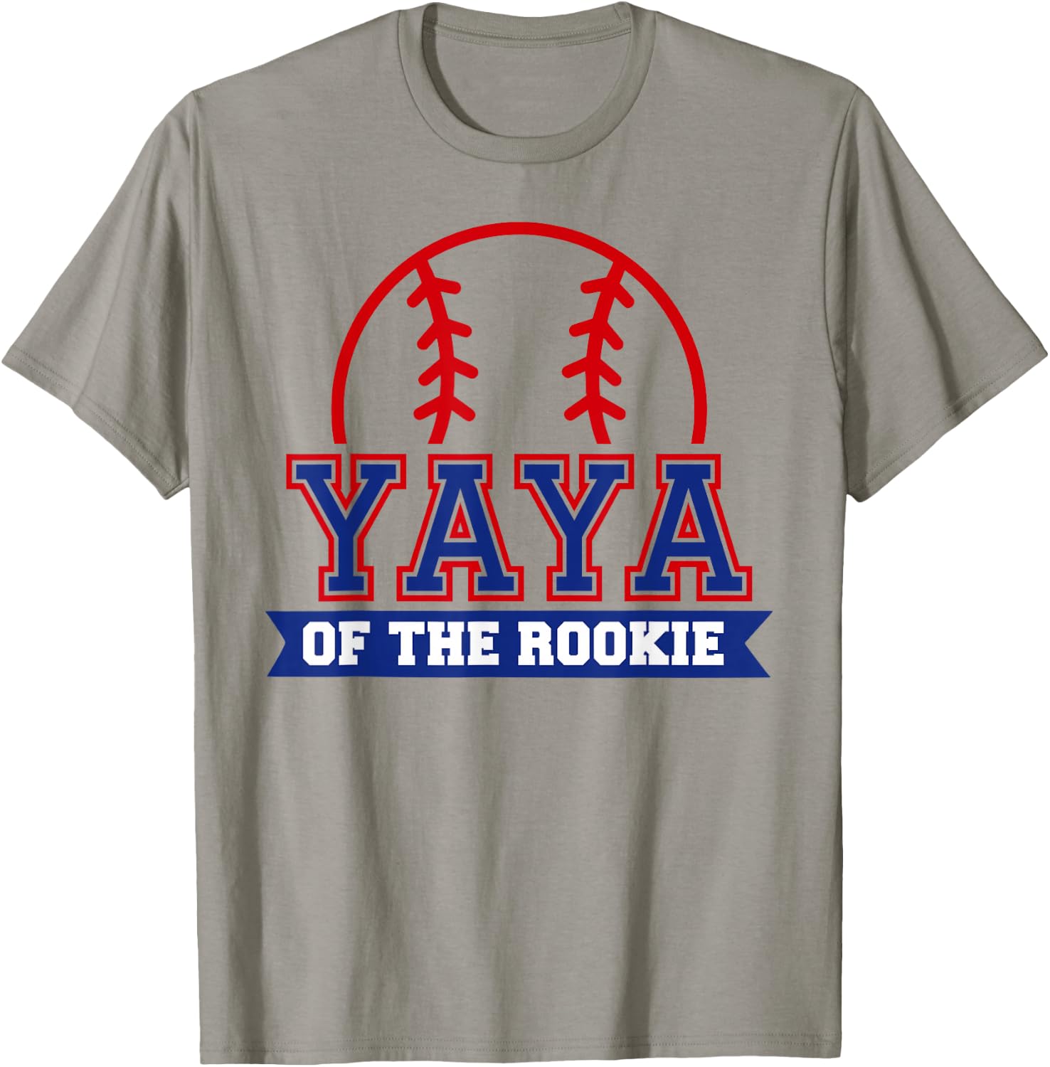 Yaya of Rookie 1st Birthday Baseball Theme Matching Party T-Shirt - T-Shirt | Sand