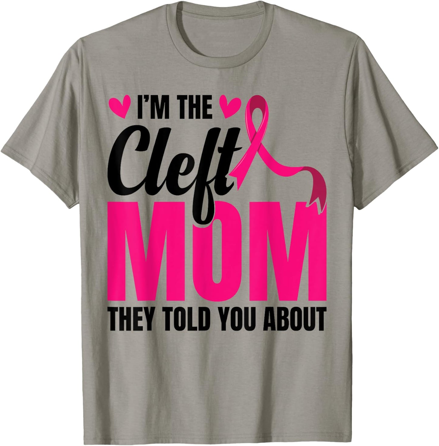 Cleft Lip Warrior Cleft Palate Awareness Cleft Ribbon T-Shirt - T-Shirt | Sand
