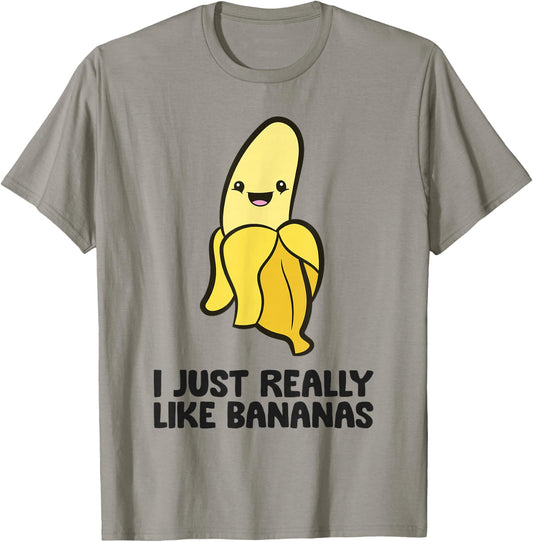 Banana Lover Fruit I Just Really Like Bananas T-Shirt - T-Shirt | Sand