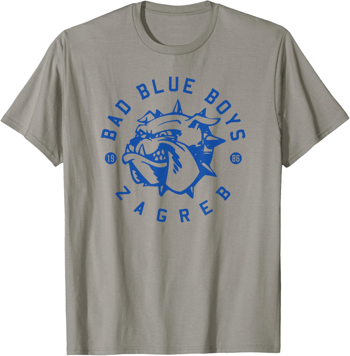 Bad Blue Boys 1986 Zagreb City Ultra Croatia Flag T-Shirt - T-Shirt | Sand