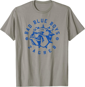 Bad Blue Boys 1986 Zagreb City Ultra Croatia Flag T-Shirt - T-Shirt | Sand