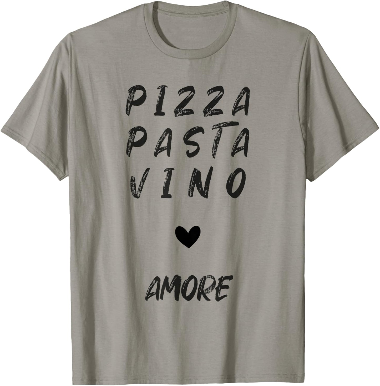 Pizza Pasta Vino Amore T-Shirt - T-Shirt | Sand
