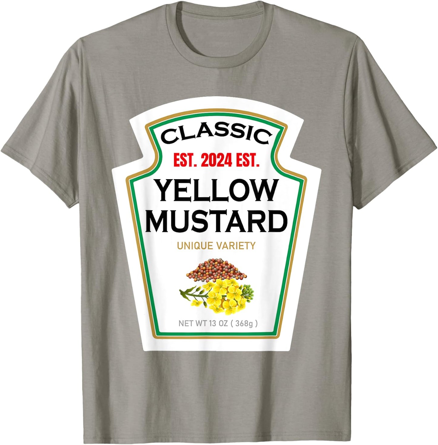 Yellow Mustard DIY Halloween Costume Couples & Group Mayo T-Shirt - T-Shirt | Sand