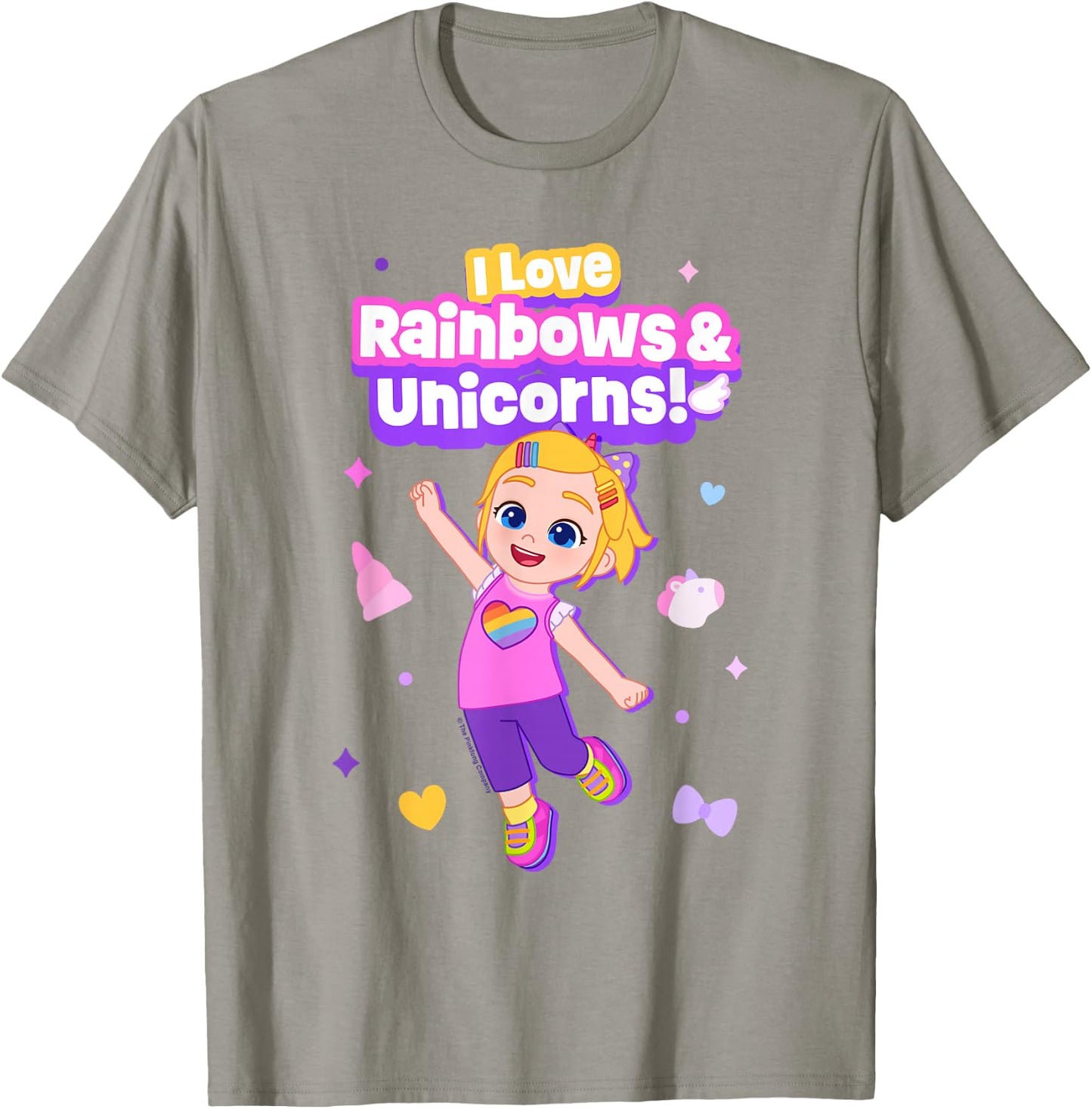 Bebefinn Bora Rainbows and Unicorns T-Shirt - T-Shirt | Sand