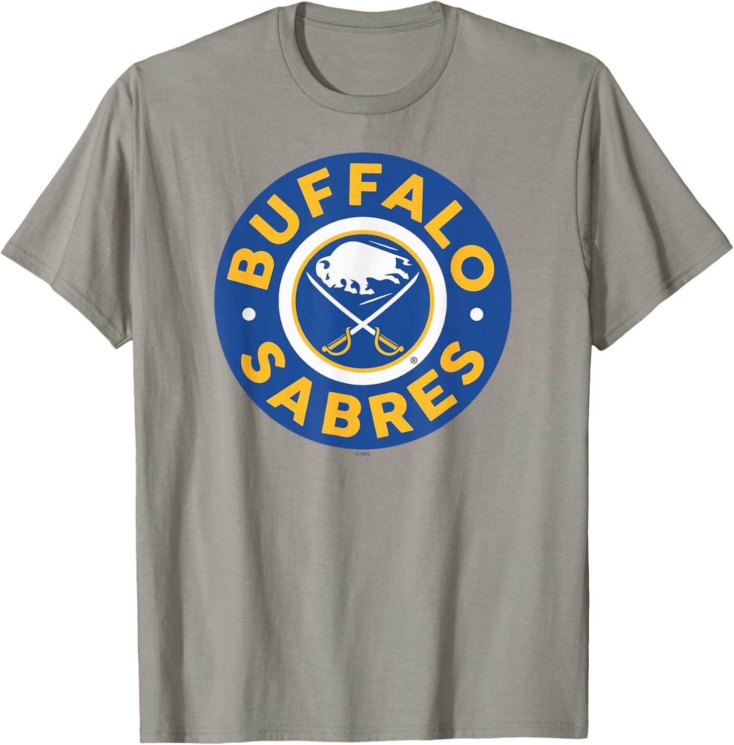 Buffalo Sabres Symbol Gray Officially Licensed T-Shirt - T-Shirt | Sand