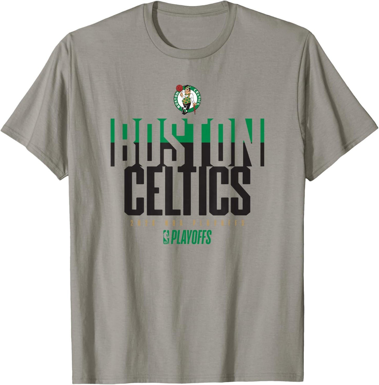 NBA Official 2026 Playoffs Boston Celtics Stacked Up T-Shirt - T-Shirt | Sand