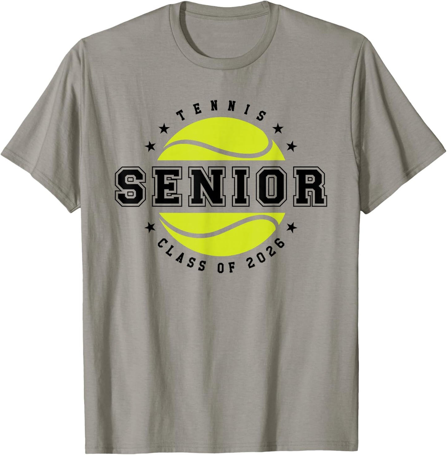 Tennis Player Senior Year Class of 2026 Boys Girls T-Shirt - T-Shirt | Sand