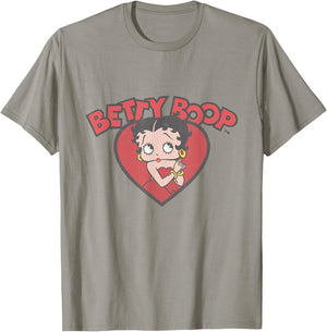 Betty Boop Love rotes Kleid T-Shirt - T-Shirt | Sand