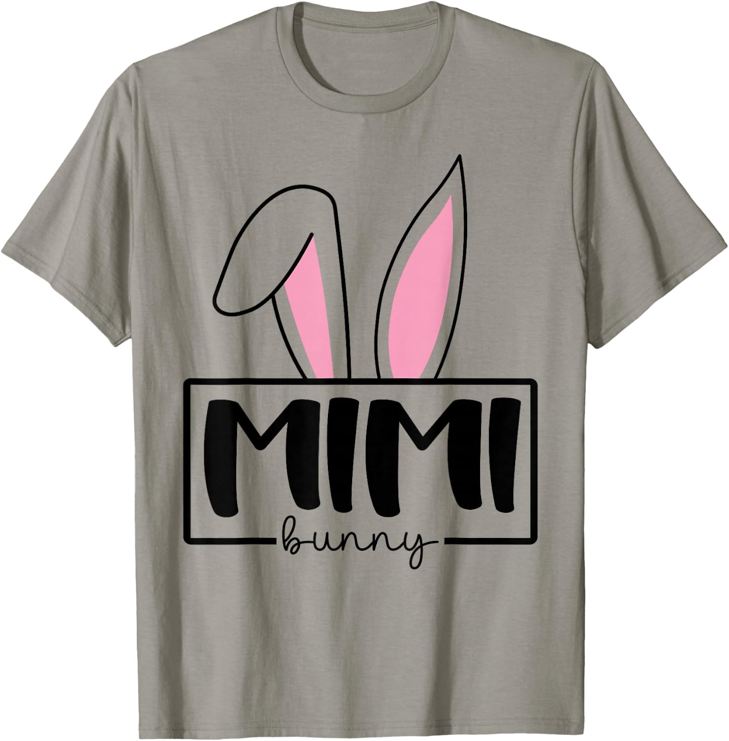 Funny Mimi Bunny Happy Easter Family Matching T-Shirt - T-Shirt | Sand