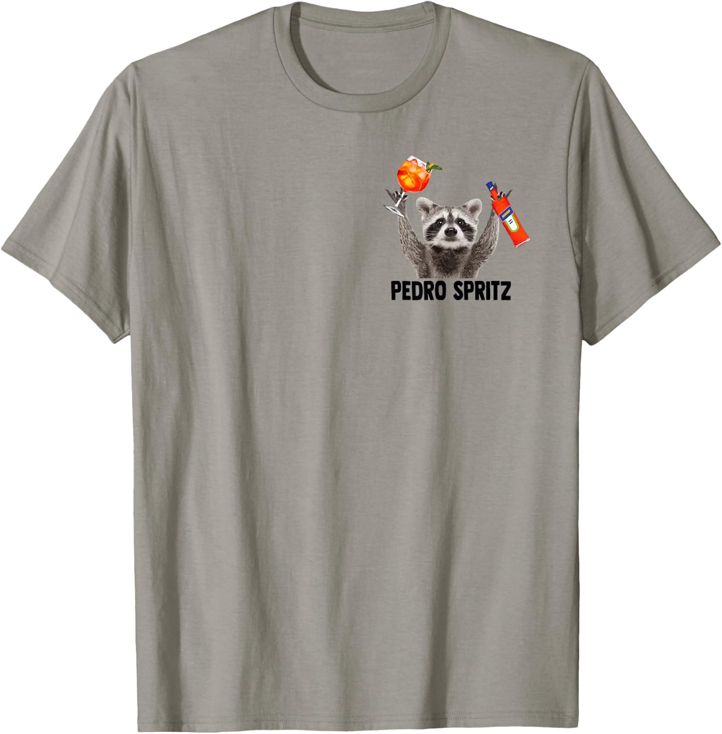 Pedro Spritz X Racoon Aperölchen Spritz Ultras , White T-Shirt - T-Shirt | Sand