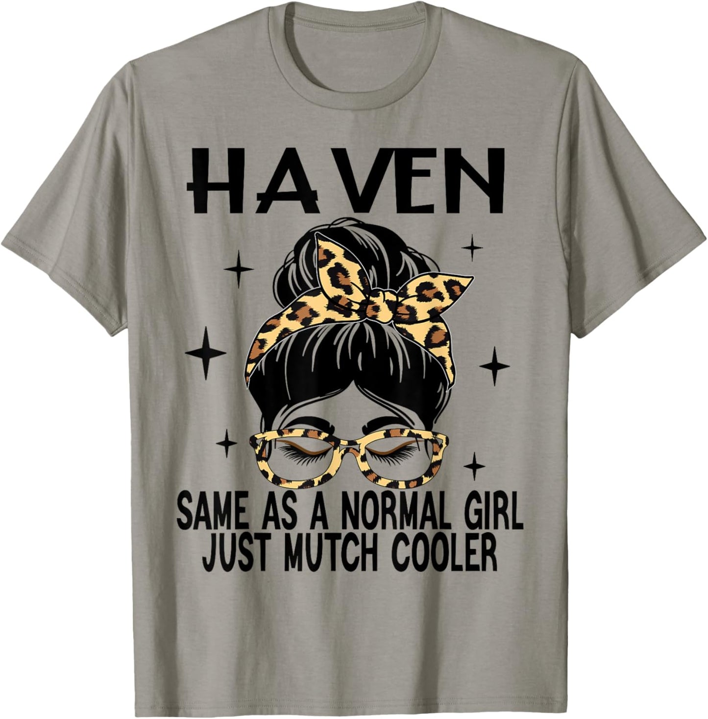 HAVEN Costume Cute Definition Personalized Name HAVEN T-Shirt - T-Shirt | Sand