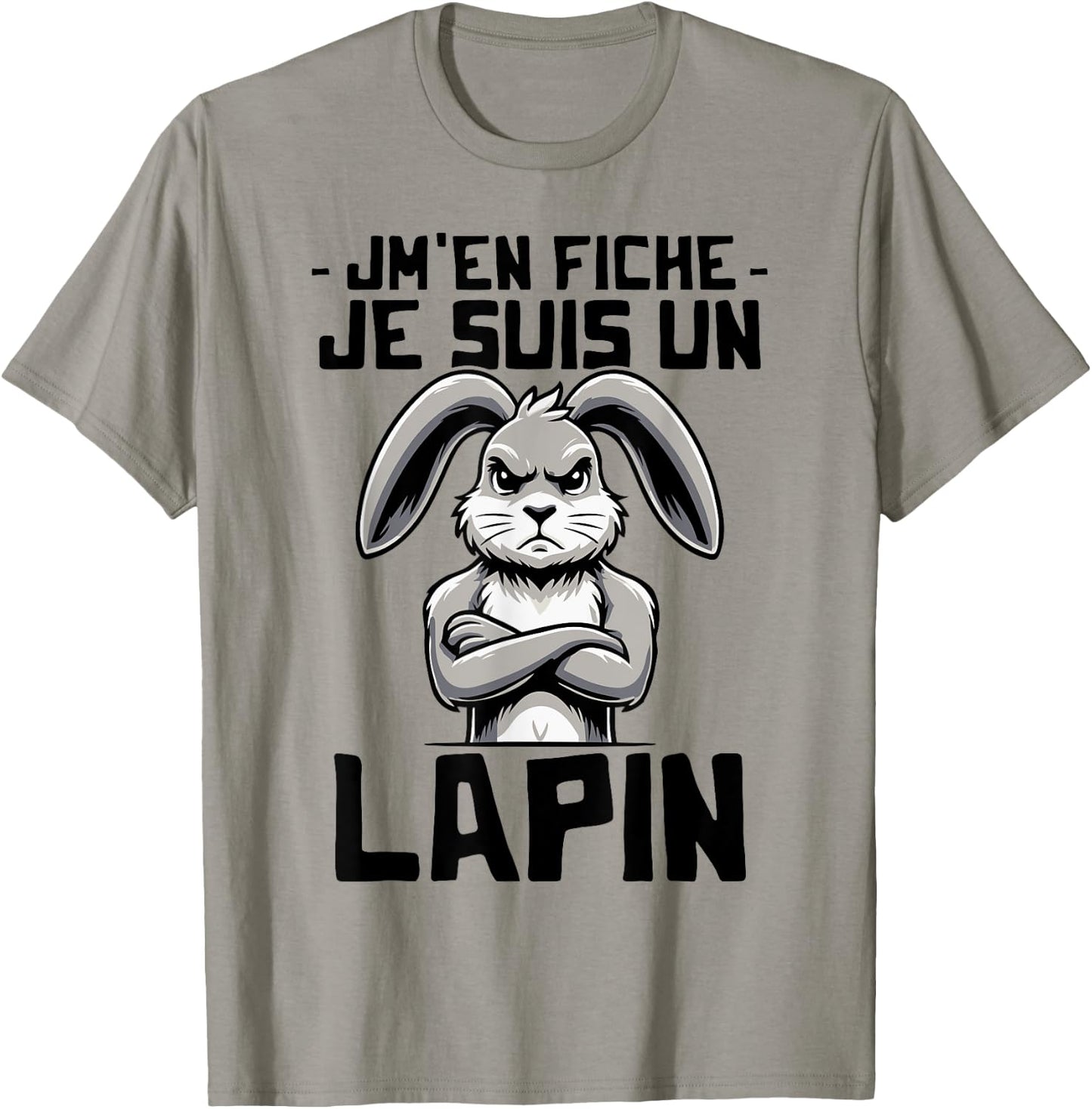 Je suis un Lapin Girls Boys Rabbit Pattern , white, S T-Shirt - T-Shirt | Sand
