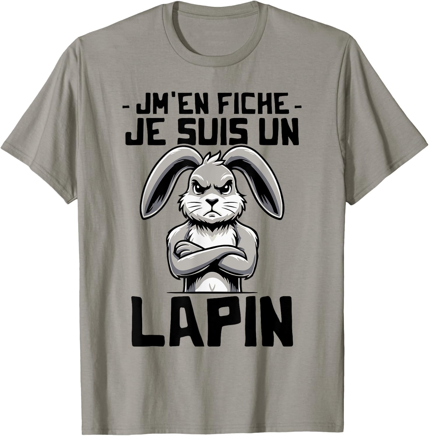 Je suis un Lapin Girls Boys Rabbit Pattern , white, S T-Shirt - T-Shirt | Sand