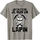 Je suis un Lapin Girls Boys Rabbit Pattern , white, S T-Shirt - T-Shirt | Sand