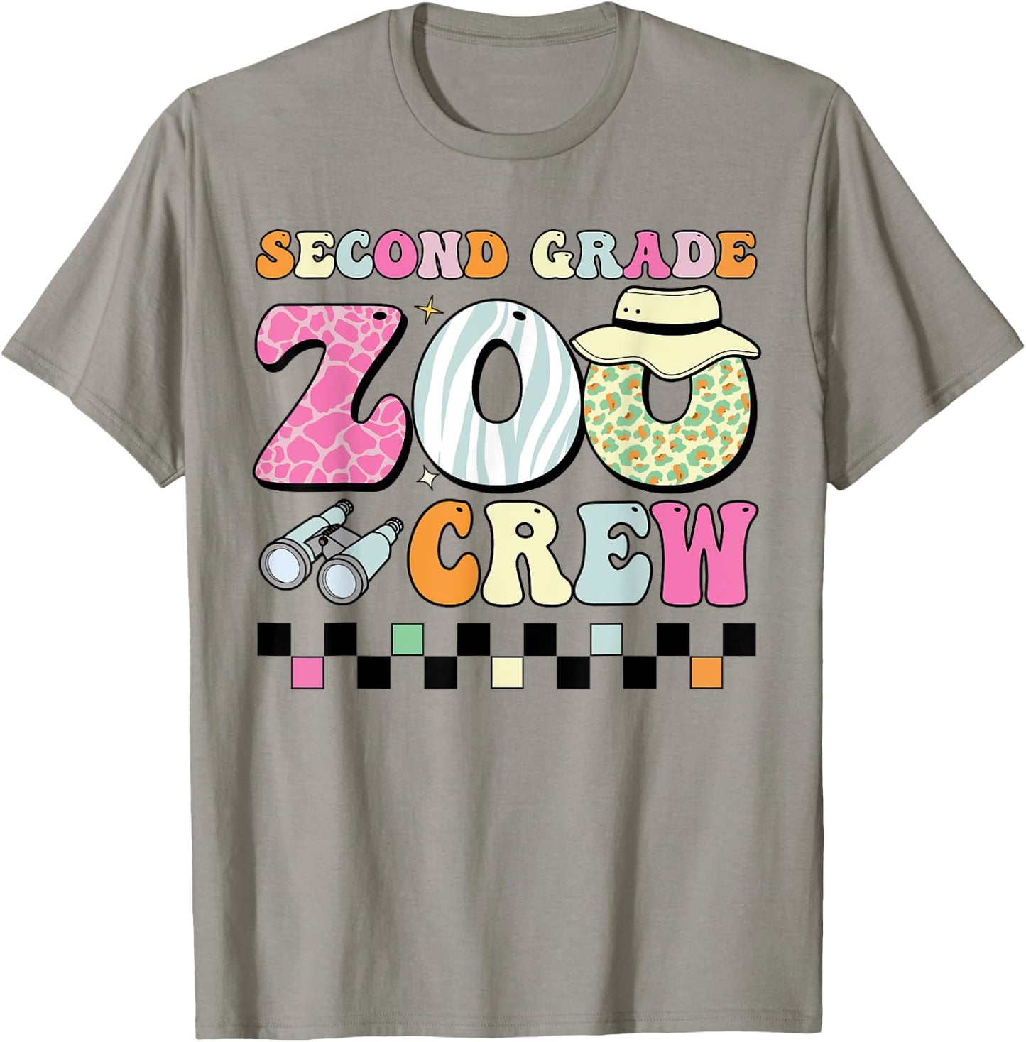 Field Zoo Trip Shirt for Teacher, Second Grade Crew T-Shirt - T-Shirt | Sand